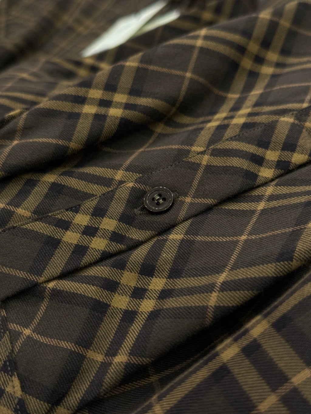 Burberry Men's Spring/Autumn Fashion Casual Loose Checkered Pattern Single Breasted Button Down Collar Long Sleeved Shirt #78318