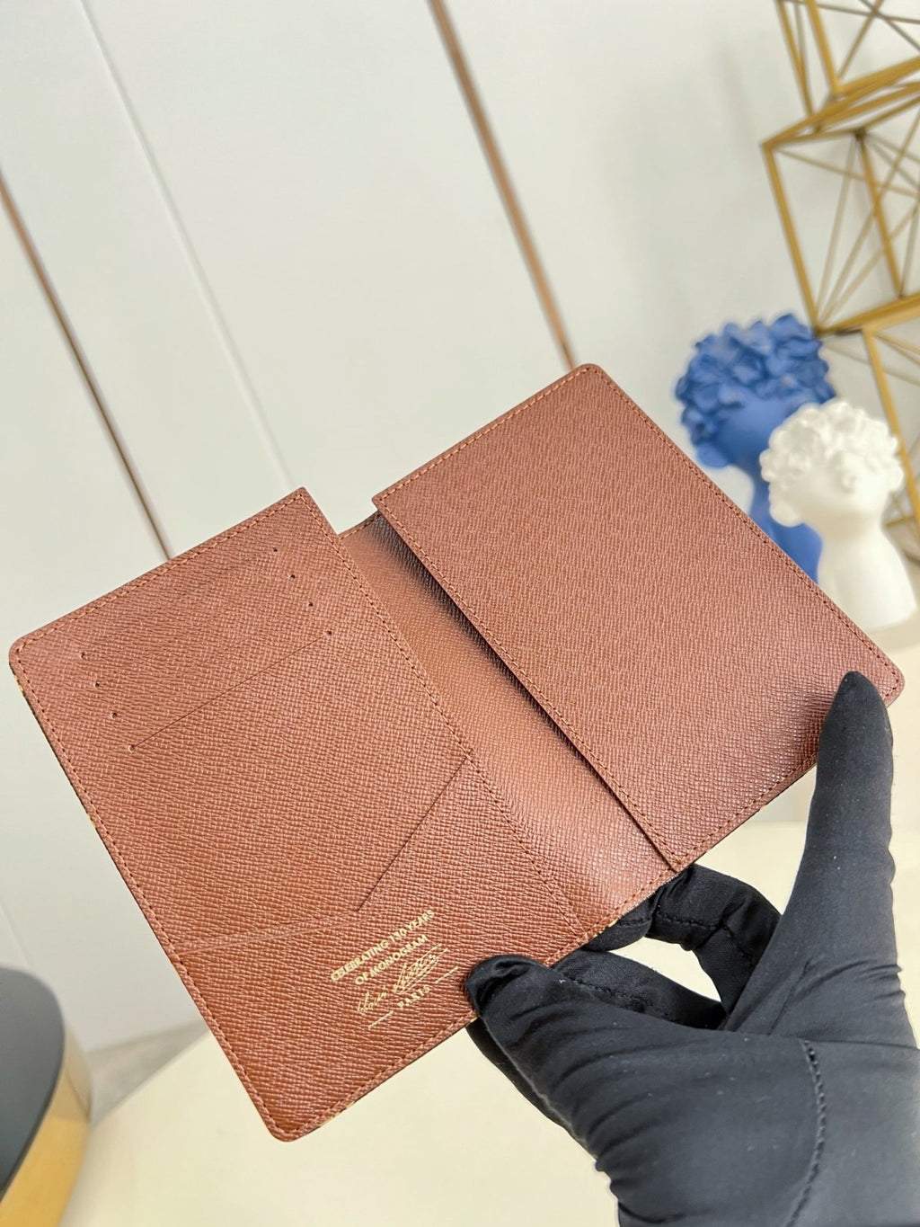 LOUIS VUITTON Passport Cover Monogram Canvas Wallets M27612 #377237