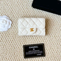 Chanel Classic Card Holder New Black Cf Caviar Calfskin Flap Card Holder With Gold Buckle Ap0214  Bag Bags #196876