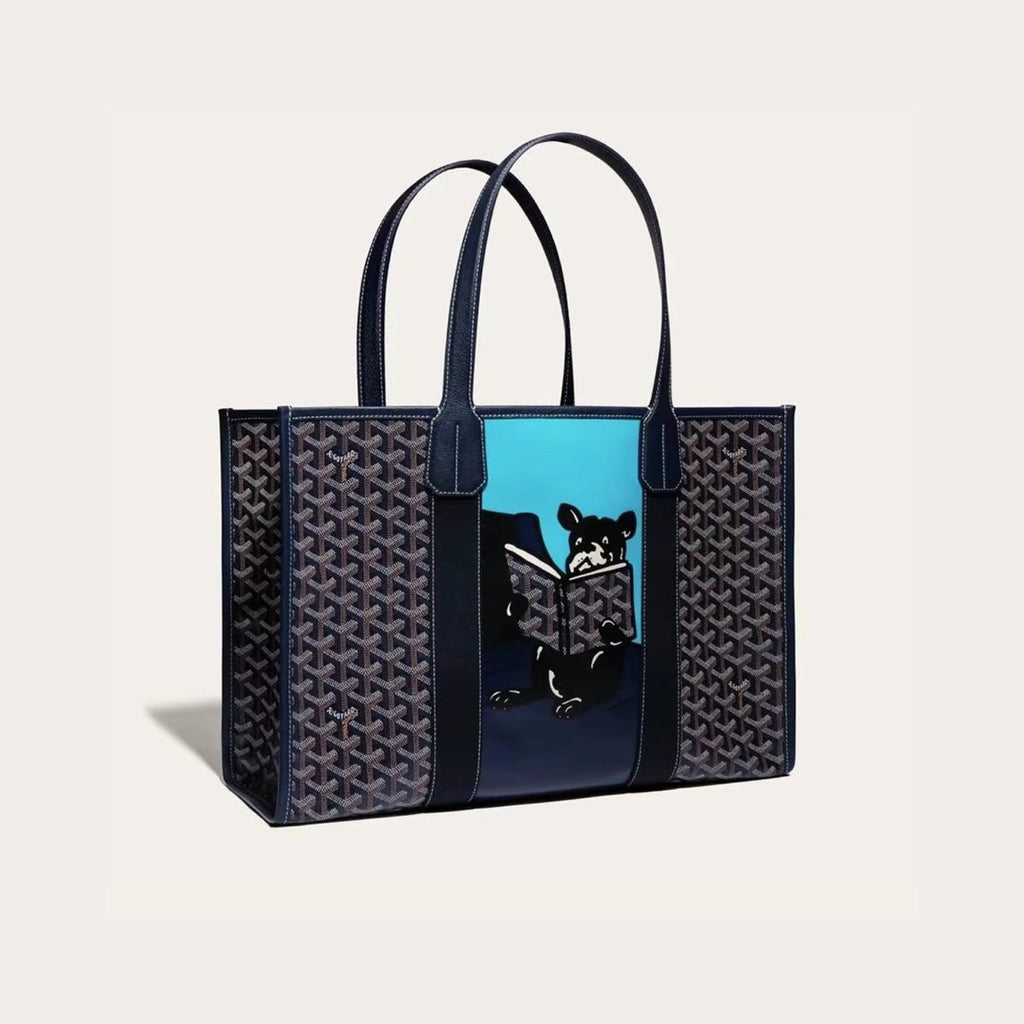 Goyard Handbag Shopping Bags Graffiti Villette Tote Bag # 195373