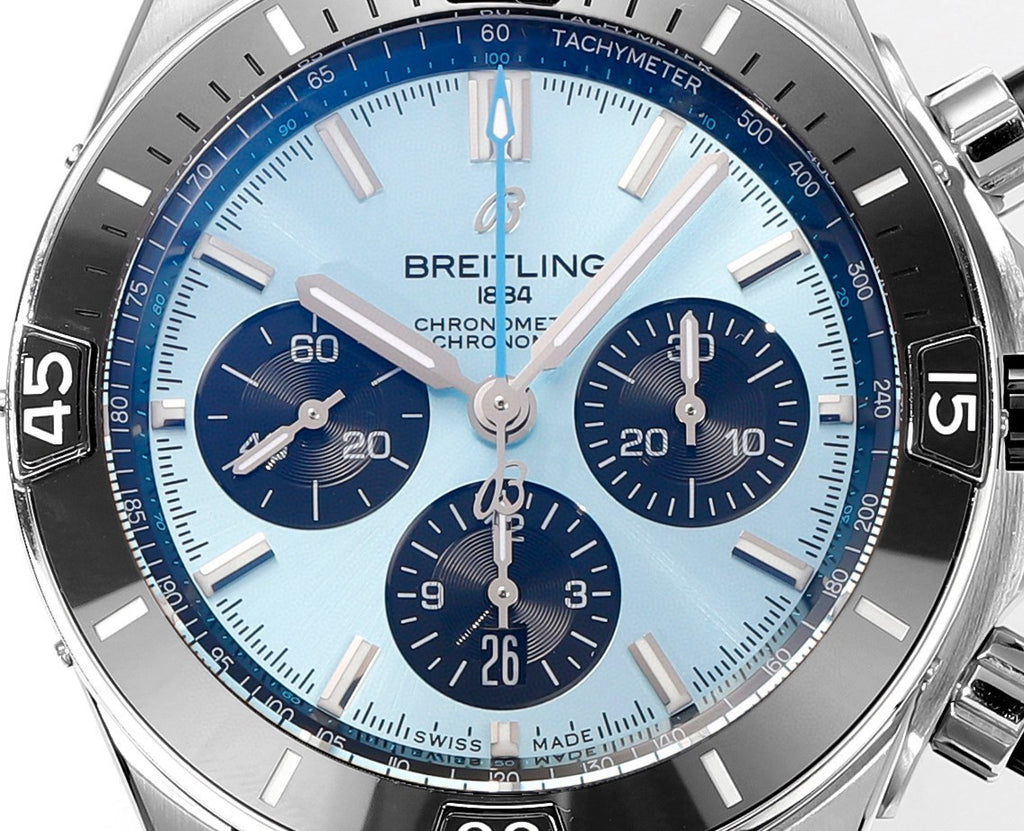 Breitling Silicone Bracelet Mechanical Watch #96675
