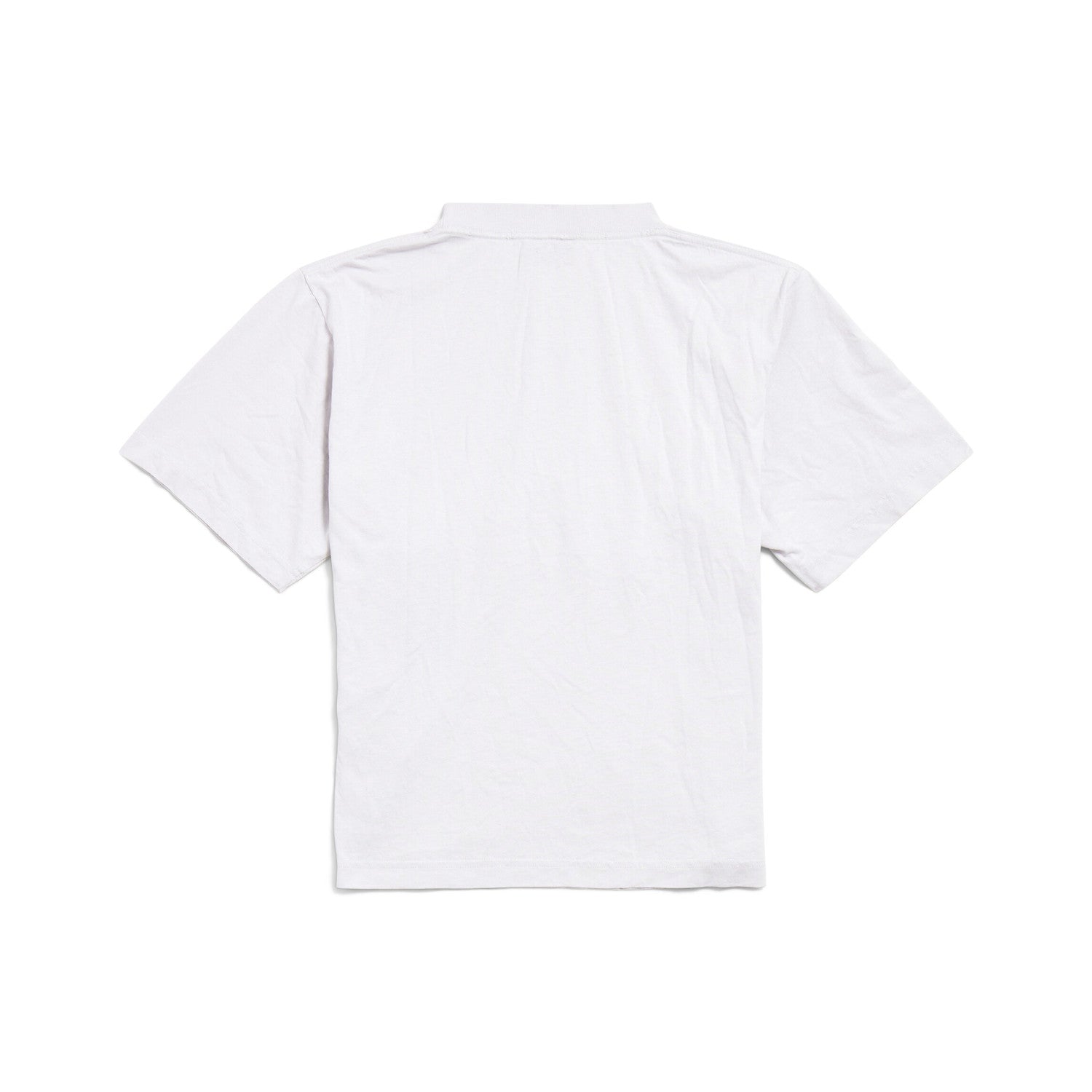 Balenciaga LUXURY SCRIPT Men's And Women's Summer Fashion Casual Crew Neck Pullover Vintage Plain Weave Knit Fabric Loose Fit Short Sleeve T-Shirt #79163