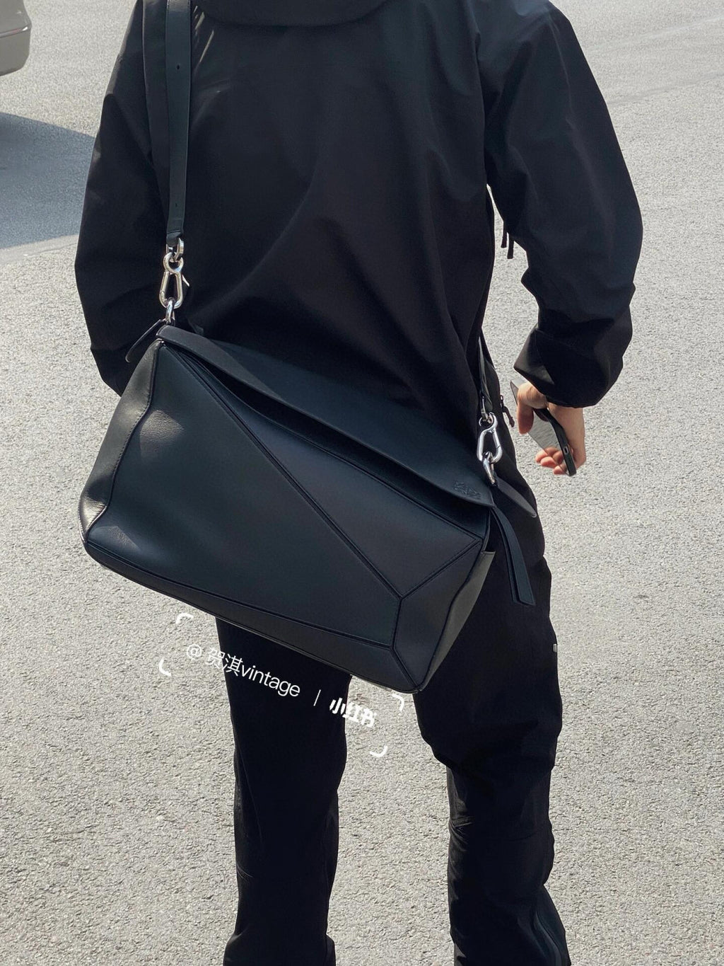 Loewe Large Classic Puzzle Cowhide Handbags Men Women Fashion Geometric Casual Temperament Commuter Crossbody Bag Bags B510P00X05 #71934