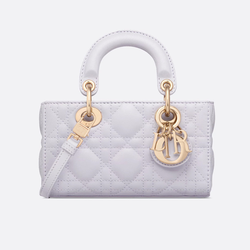 Dior Lady D-Joy Women's Classic Fashion Sheepskin Handbag Gold Buckle Ultra-mini Chain Bag Crossbody Bag Bags S0910ONGE_M848 #78483