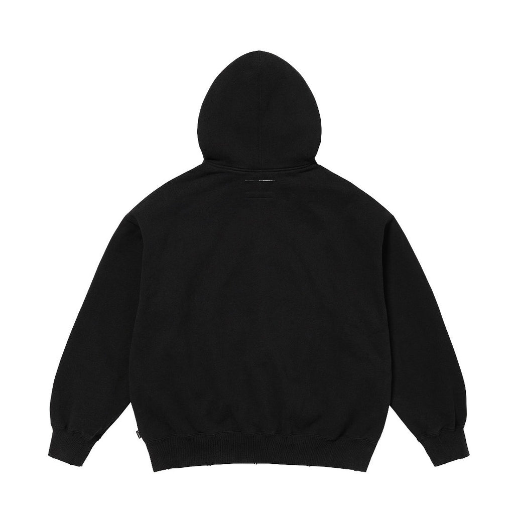 SUPREME X MM6 MAISON MARGIELA Men's Spring/Autumn Solid Colour Letter Print Hooded Skull Ghost Fire Print Zipper Long Sleeve Hooded Jacket #77861