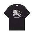 Burberry Men's Summer Embroidered Knight Pattern Printed Solid Color Crew Neck Short Sleeve T-Shirt #77827