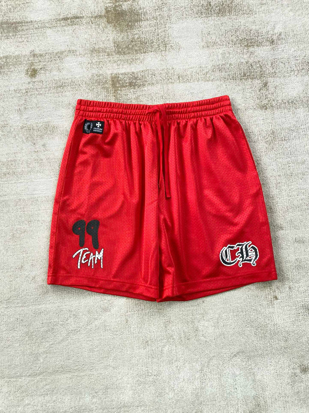 Chrome Hearts Men's Spring and Autumn Printed Stretch Drawstring Loose Fit Sweatpants Shorts #98774