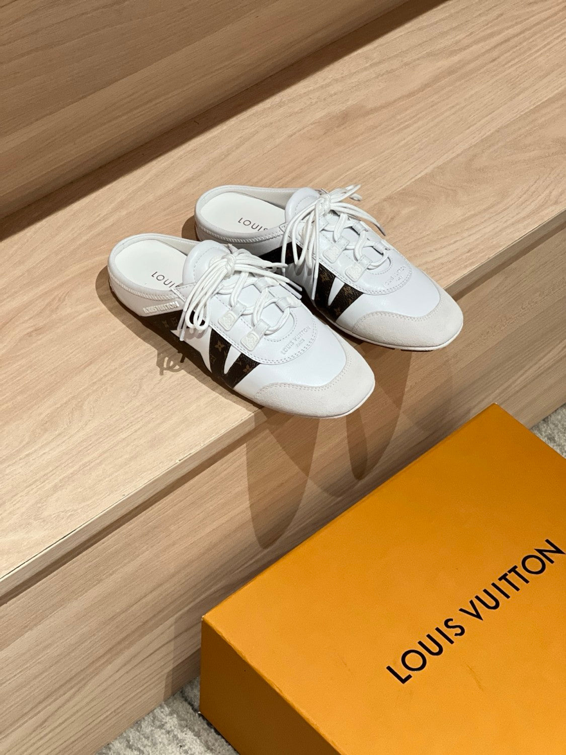 LOUIS VUITTON LV Sneakerina Open Back Shoes 1AK5AV #382049