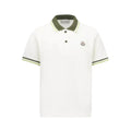 Moncler Men's Summer Embroidered Letter Print Polo Neck Solid Color Short Sleeve T-Shirt #76714