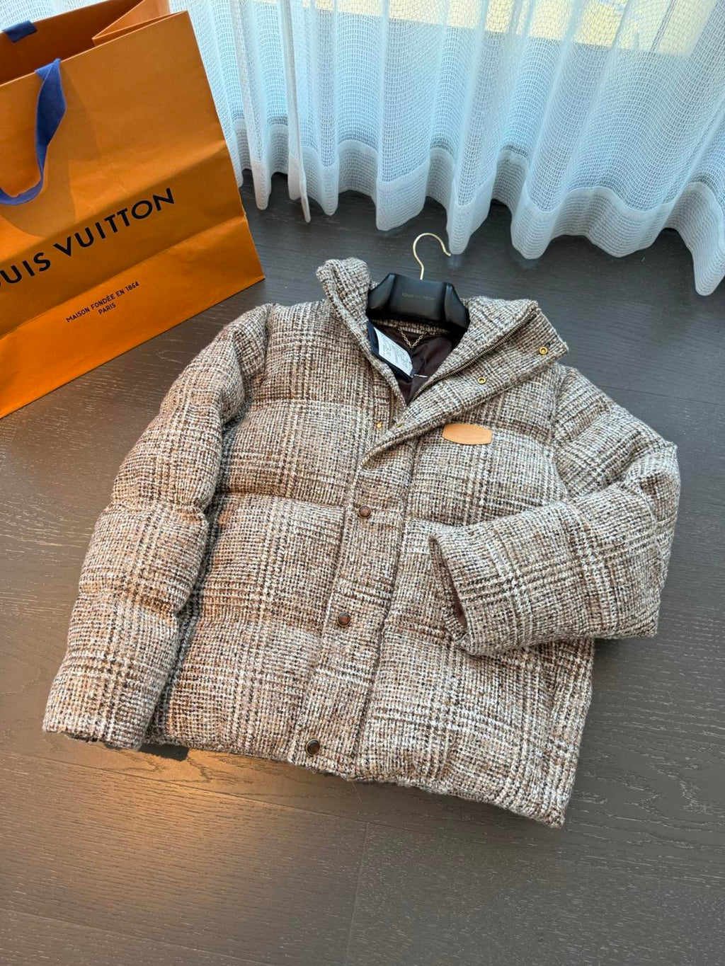 Louis Vuitton Tweed Down Blouson #336632