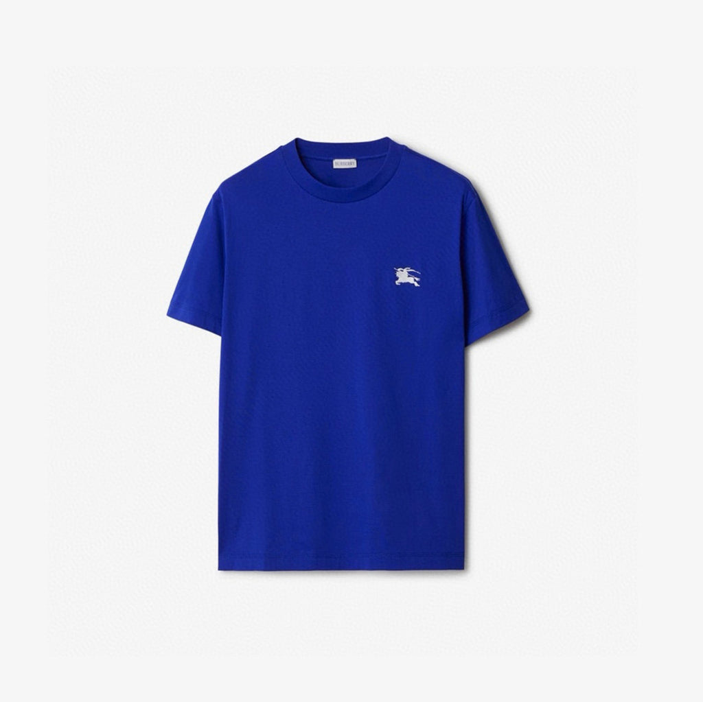 Burberry Men's Spring And Summer Embroidery Logo Solid Colour Cotton T-shirt Fashion Casual Trend Versatile Tee Round Neck Short-sleeved Shirt #71797