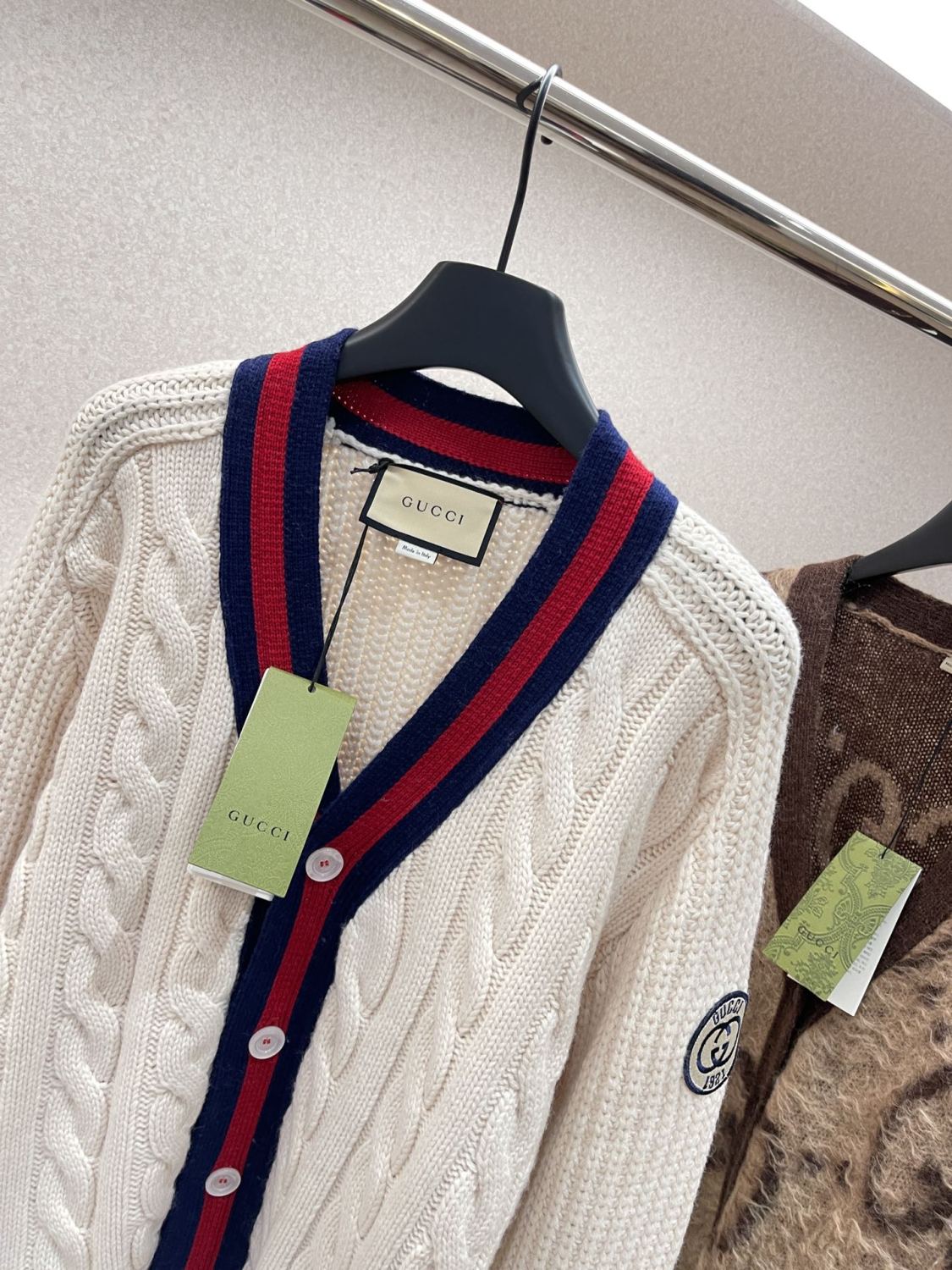 Gucci Men's and Women's Striped Cardigans #335003
