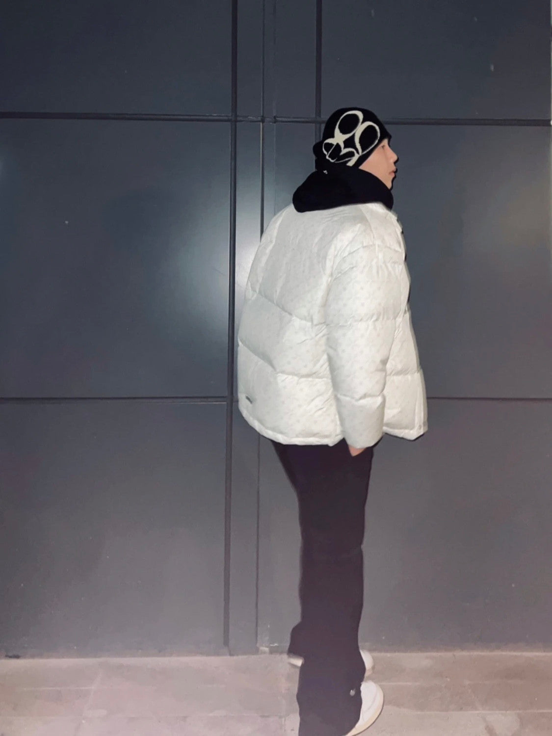 Chrome Hearts Dark Pattern Jacquard Down Jacket #333641