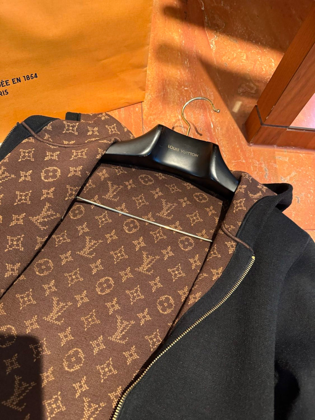 Louis Vuitton Monogram Reversible Double Face Hooded Blouson #333583