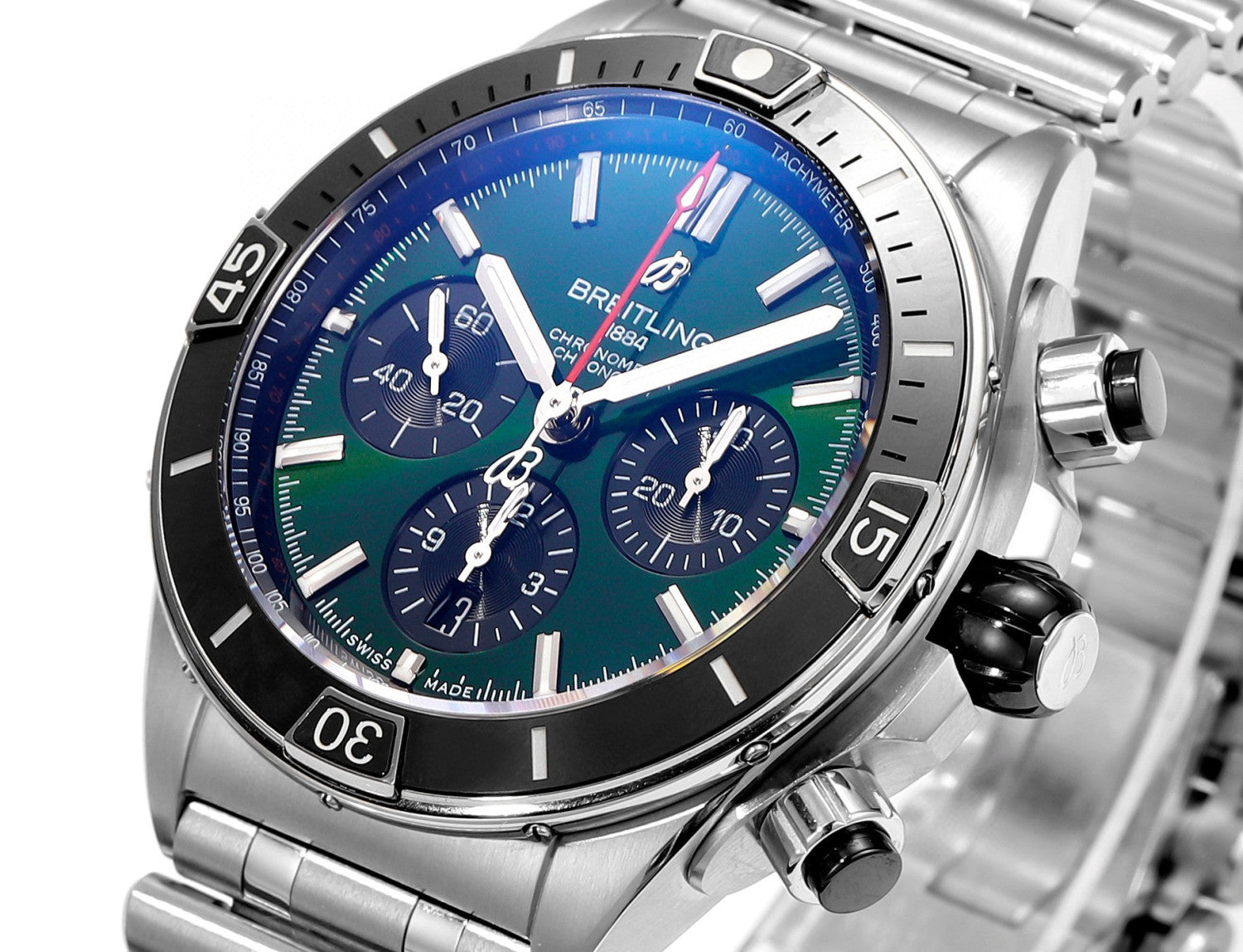 Breitling Mechanical Watches With Steel Bracelet Watch #96674