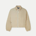 Jacquemus Men's Spring And Summer Fashion Short Solid Color Lapel Zipper Cotton Jacket Retro Casual Jacket Ngvp #7685