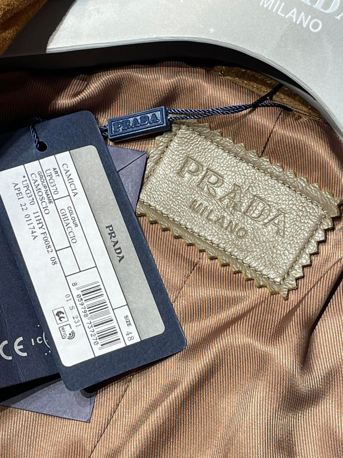 Prada Men's Single Breasted Vintage Jacket Ngvp #6745