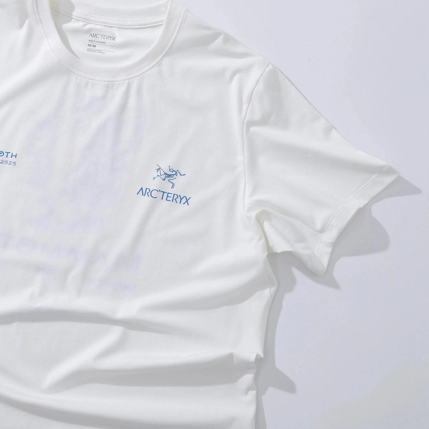 Arcteryx Men's And Women's Summer Solid Color Logo Pattern Printing Round Neck Short Sleeve T-shirt #76196