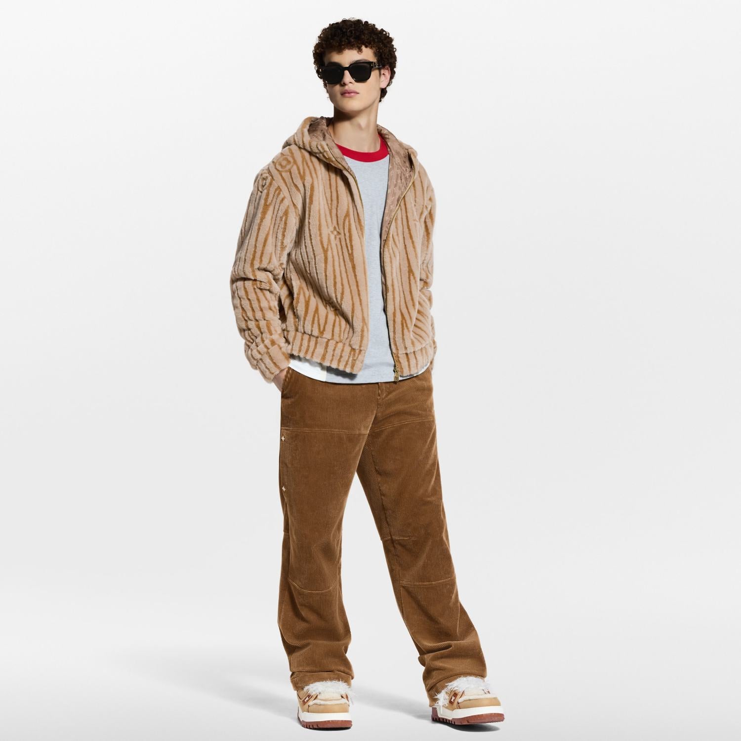 Louis Vuitton Epi Fleece Hooded Blouson #334486