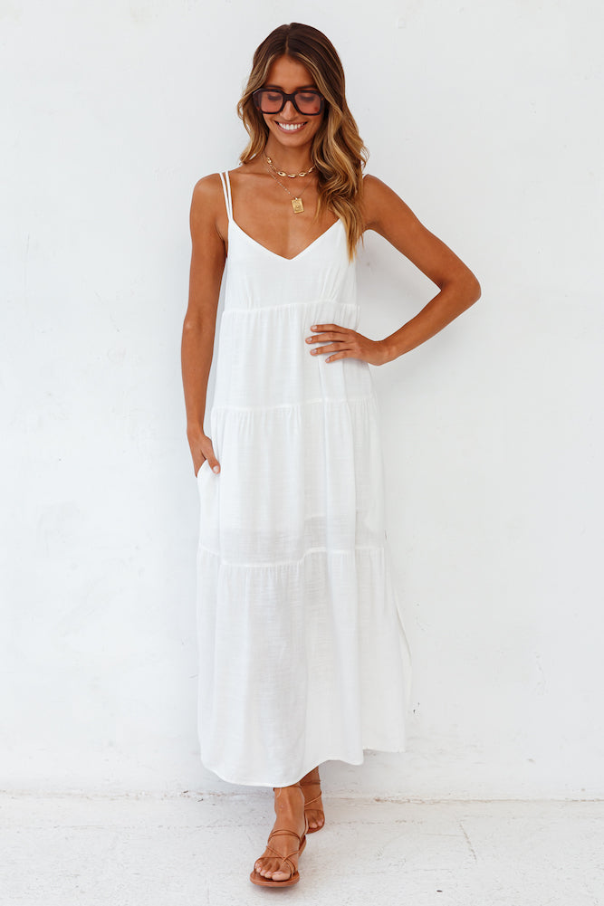 Carbell Maxi Dress White