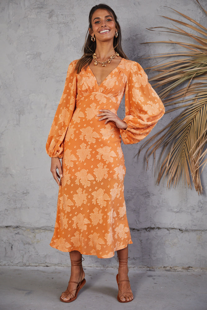 Endless Possibilities Maxi Dress Orange