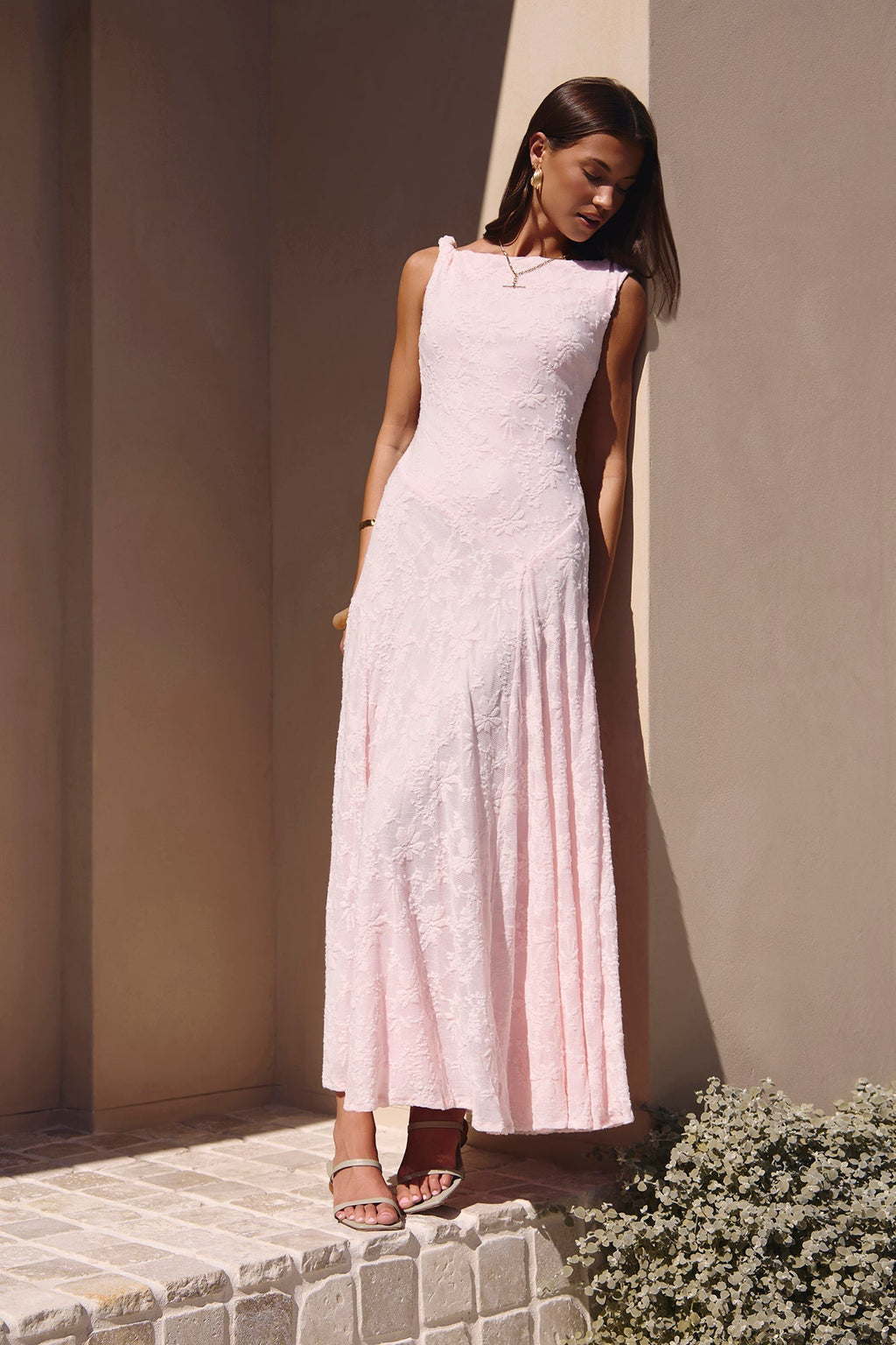 Soft Feelings Maxi Dress Pink