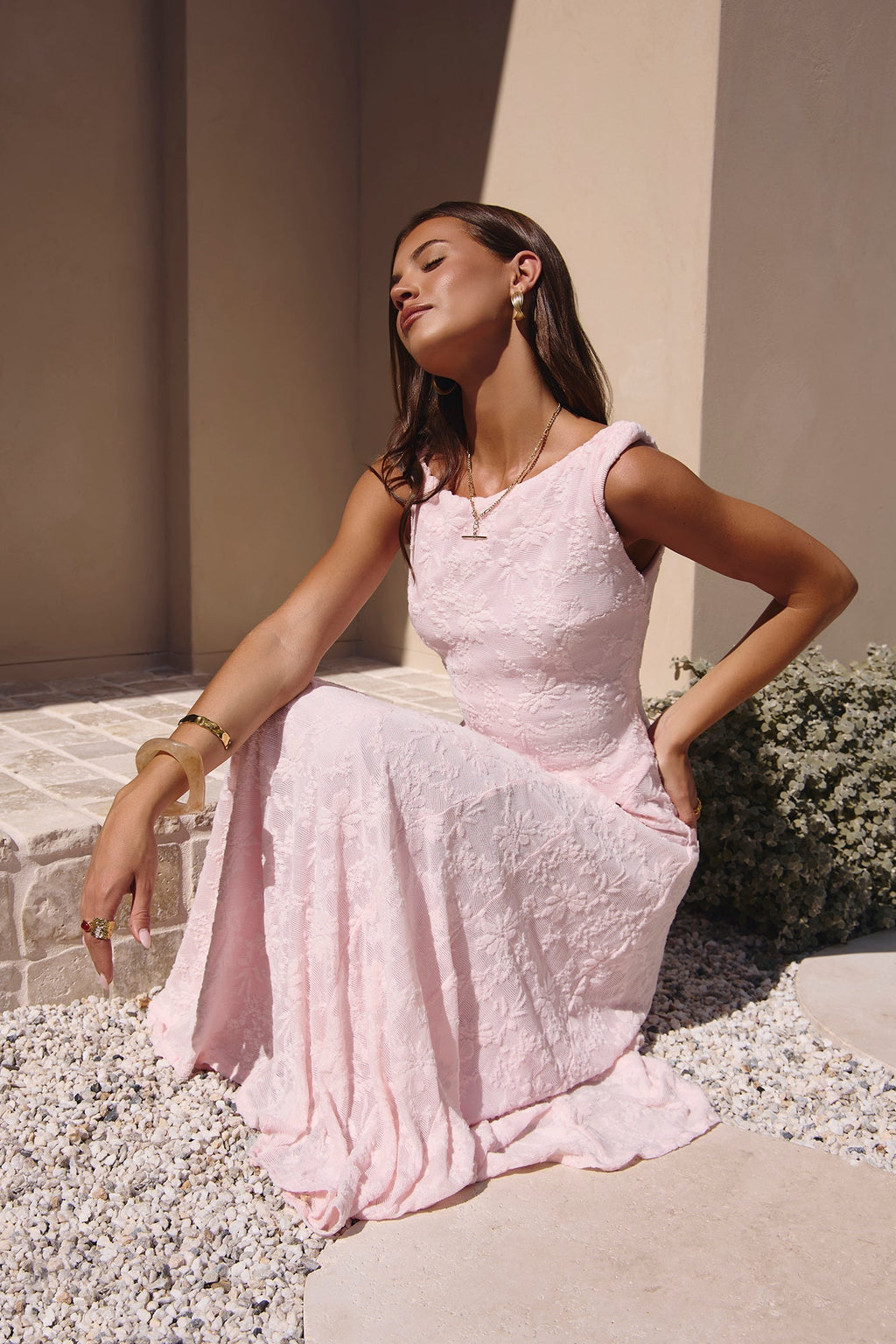 Soft Feelings Maxi Dress Pink