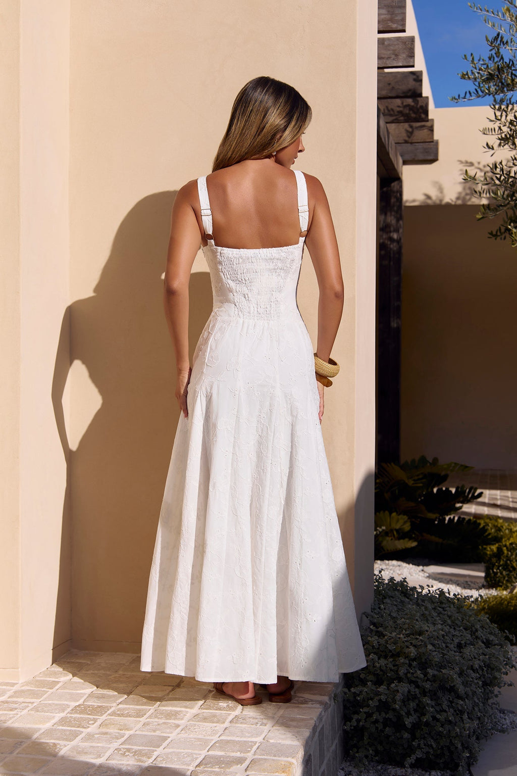 Sunbeam Social Maxi Dress White