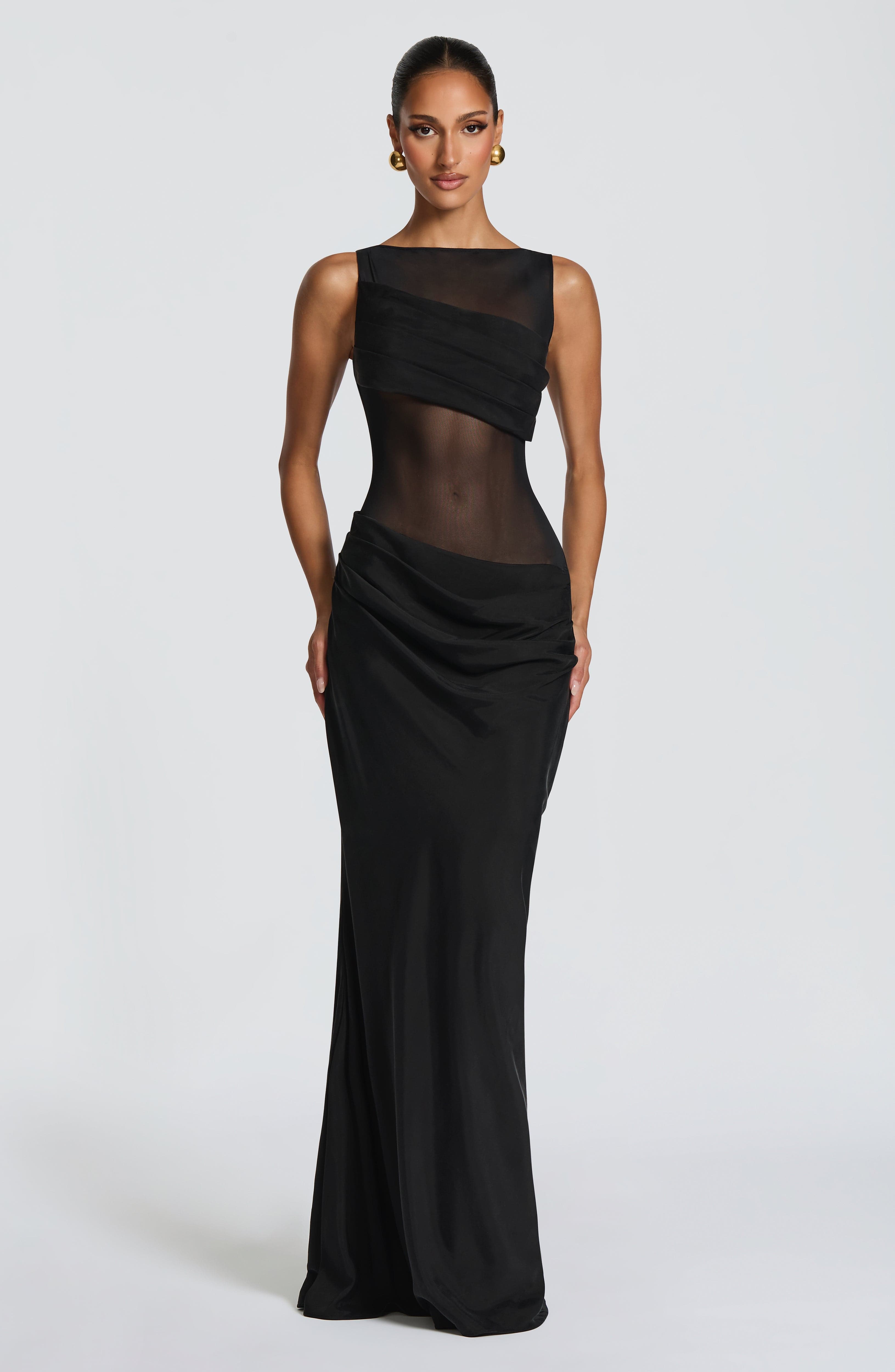 Gracelyn Maxi Dress - Black
