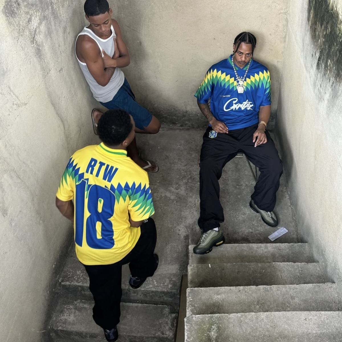 Corteiz Club America Jersey Blue/Yellow