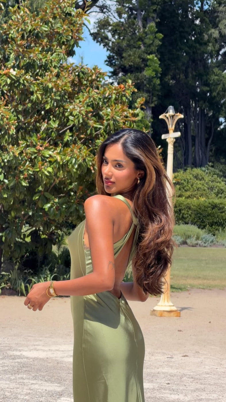 Eva Maxi Dress - Olive