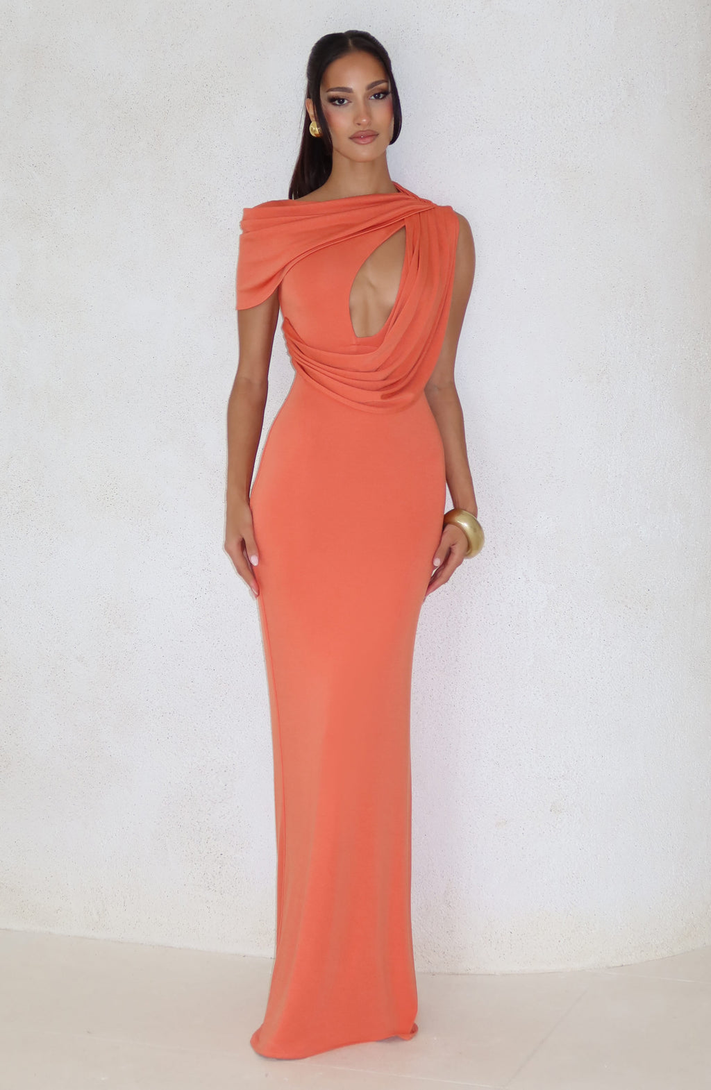 Kalina Maxi Dress - Burnt Orange