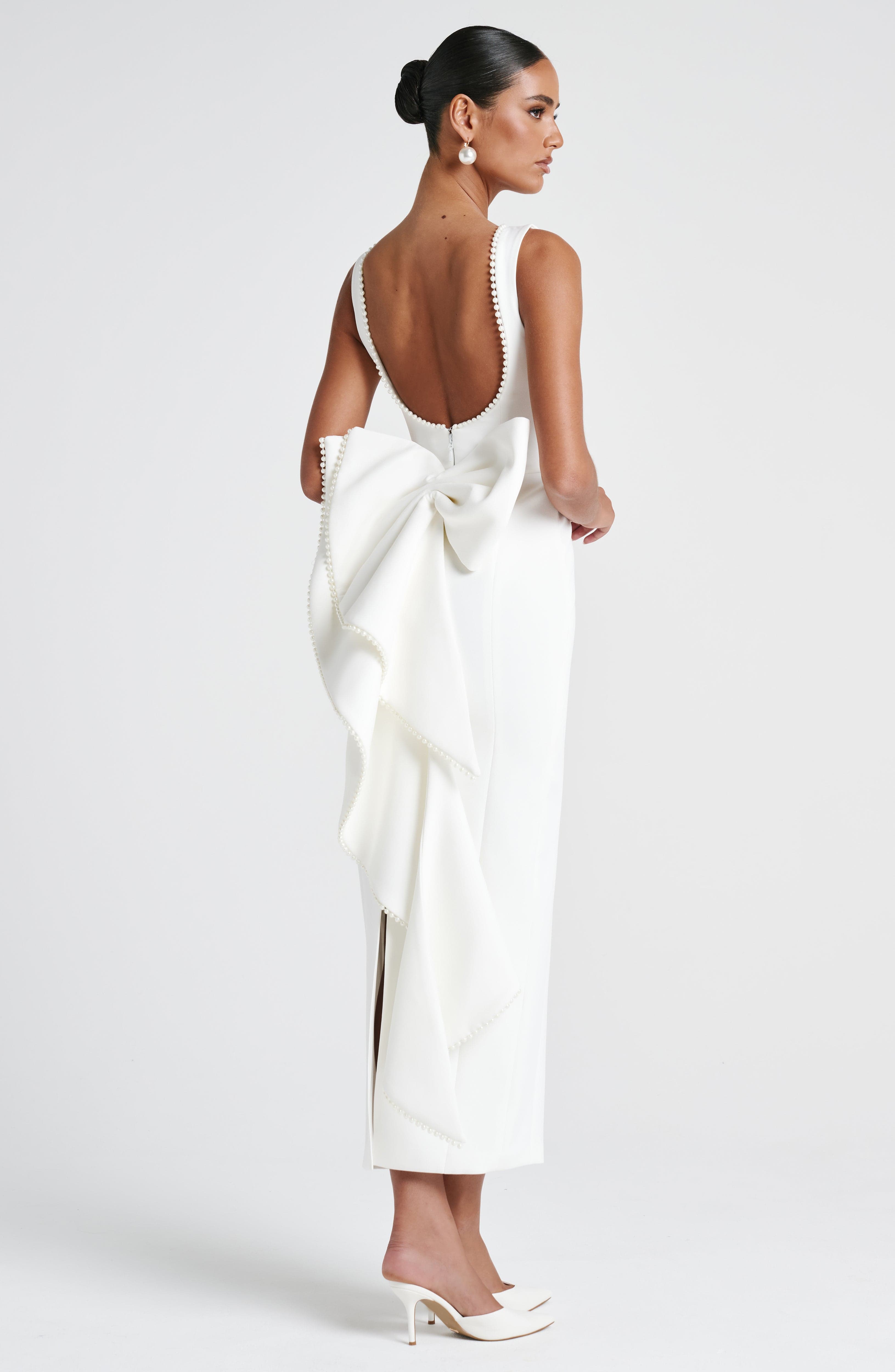 Lana Midaxi Dress - Ivory