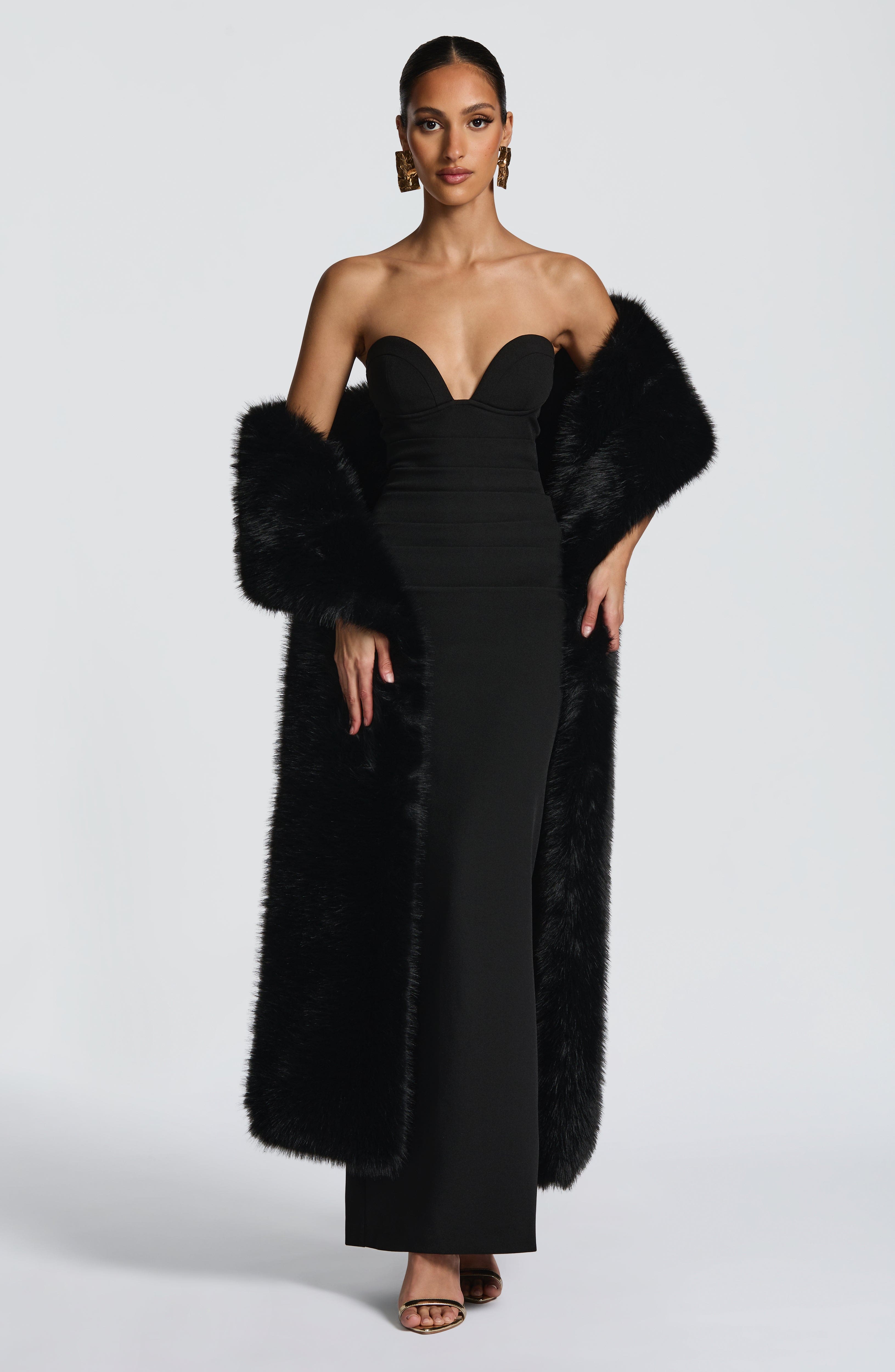 Lindsey Maxi Dress - Black