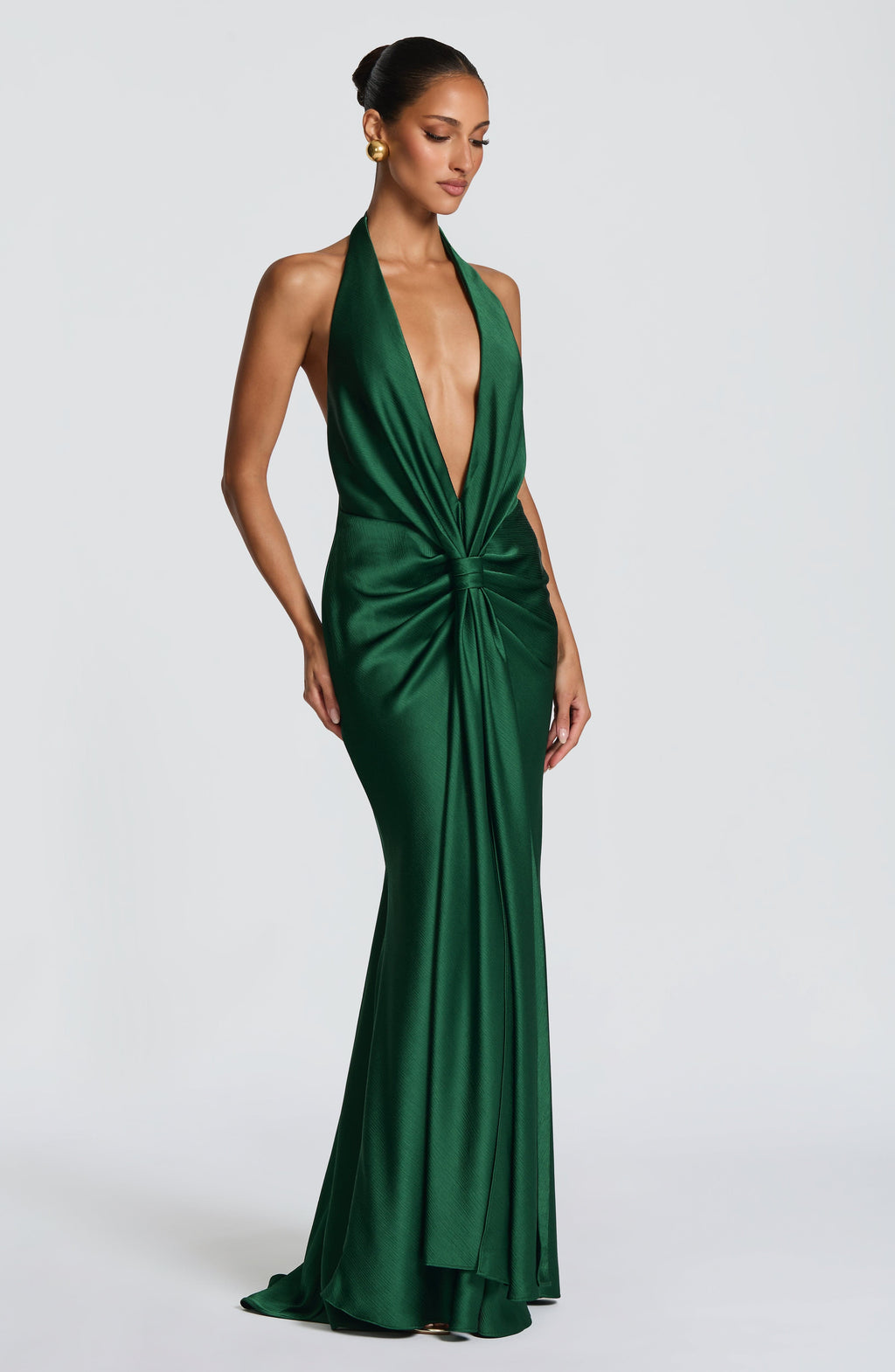 Linette Gown - Emerald