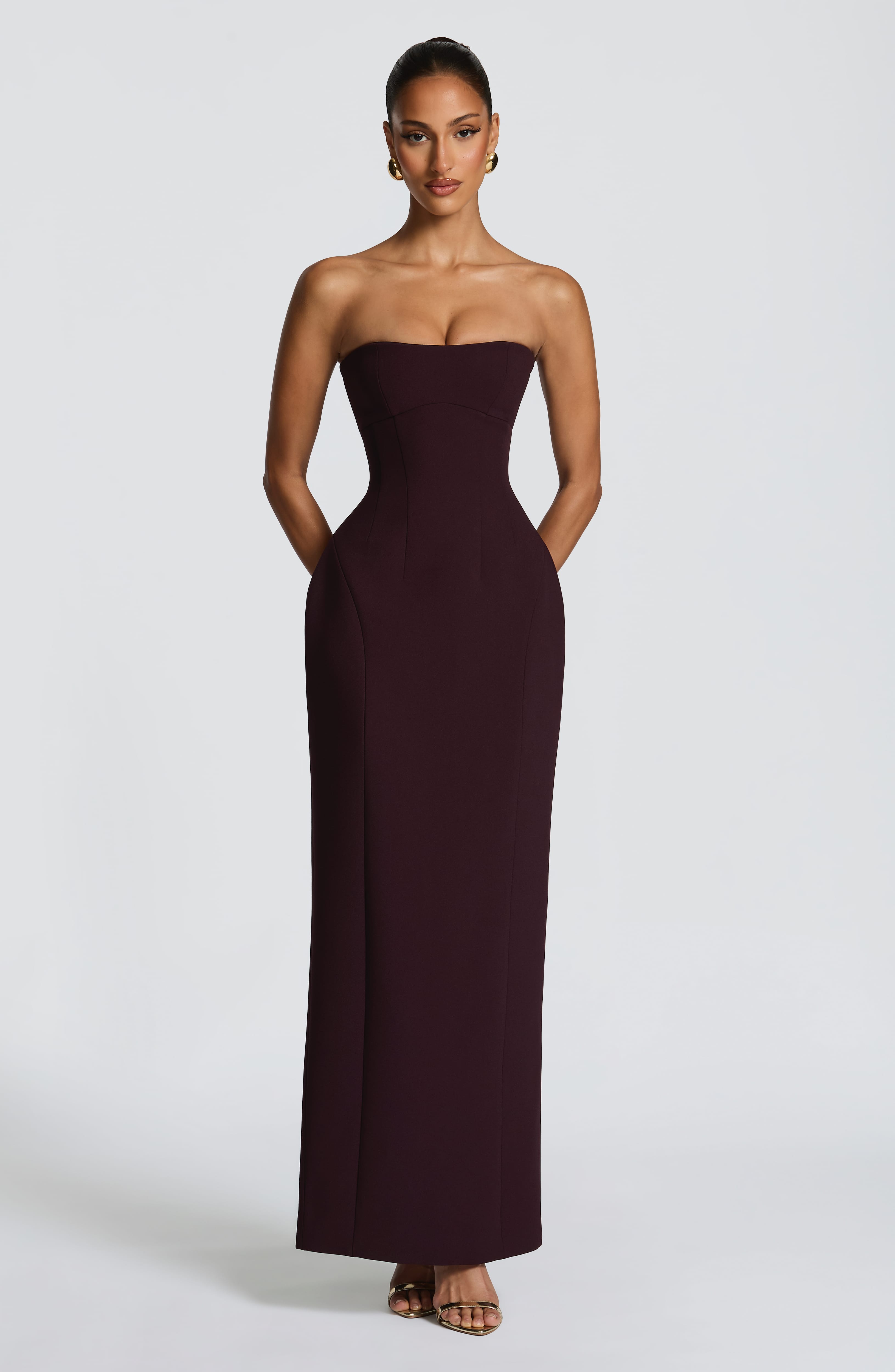 Manon Maxi Dress - Plum
