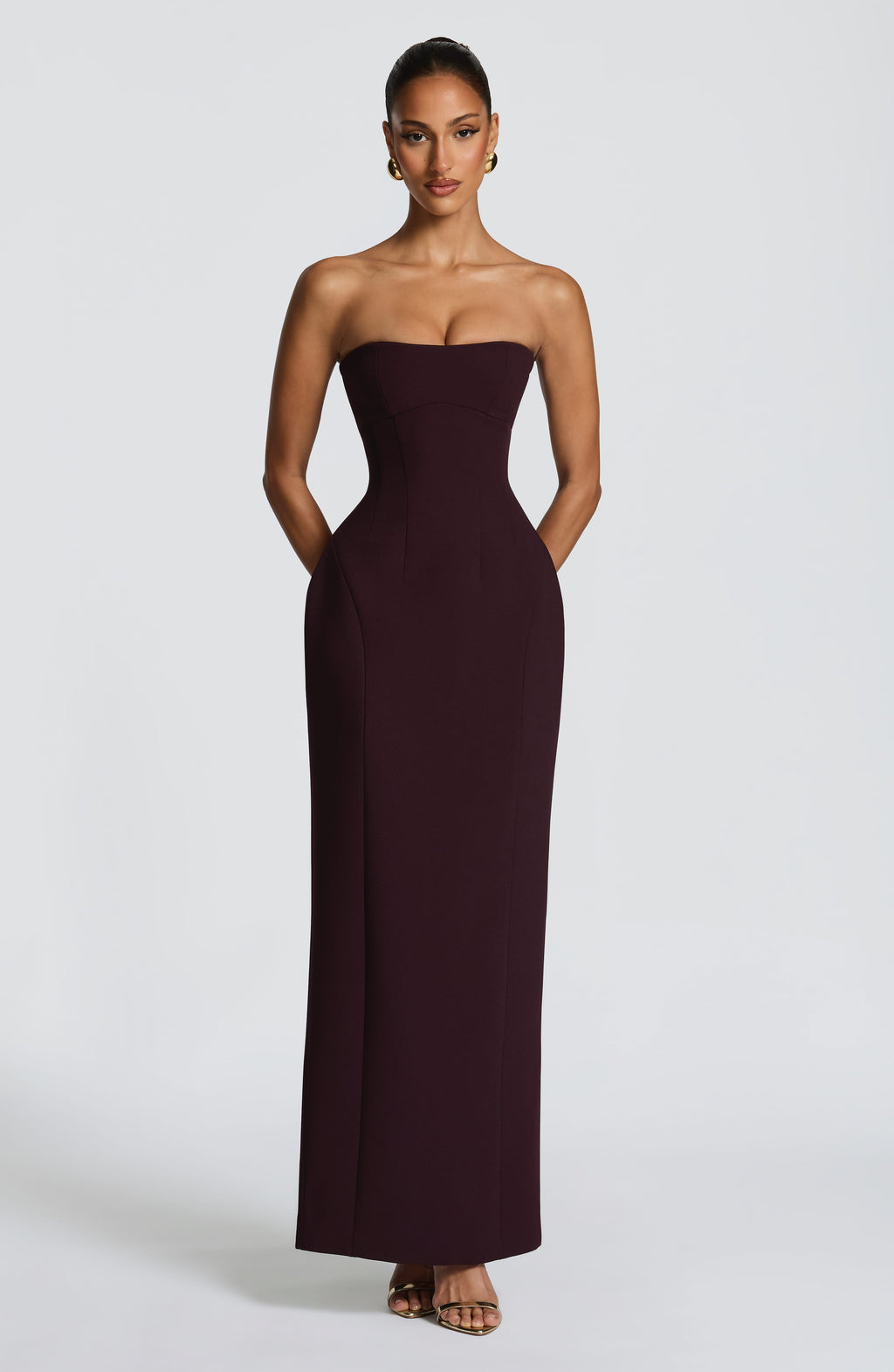 Manon Maxi Dress - Plum