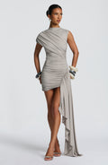 Marnie Mini Dress - Light Grey