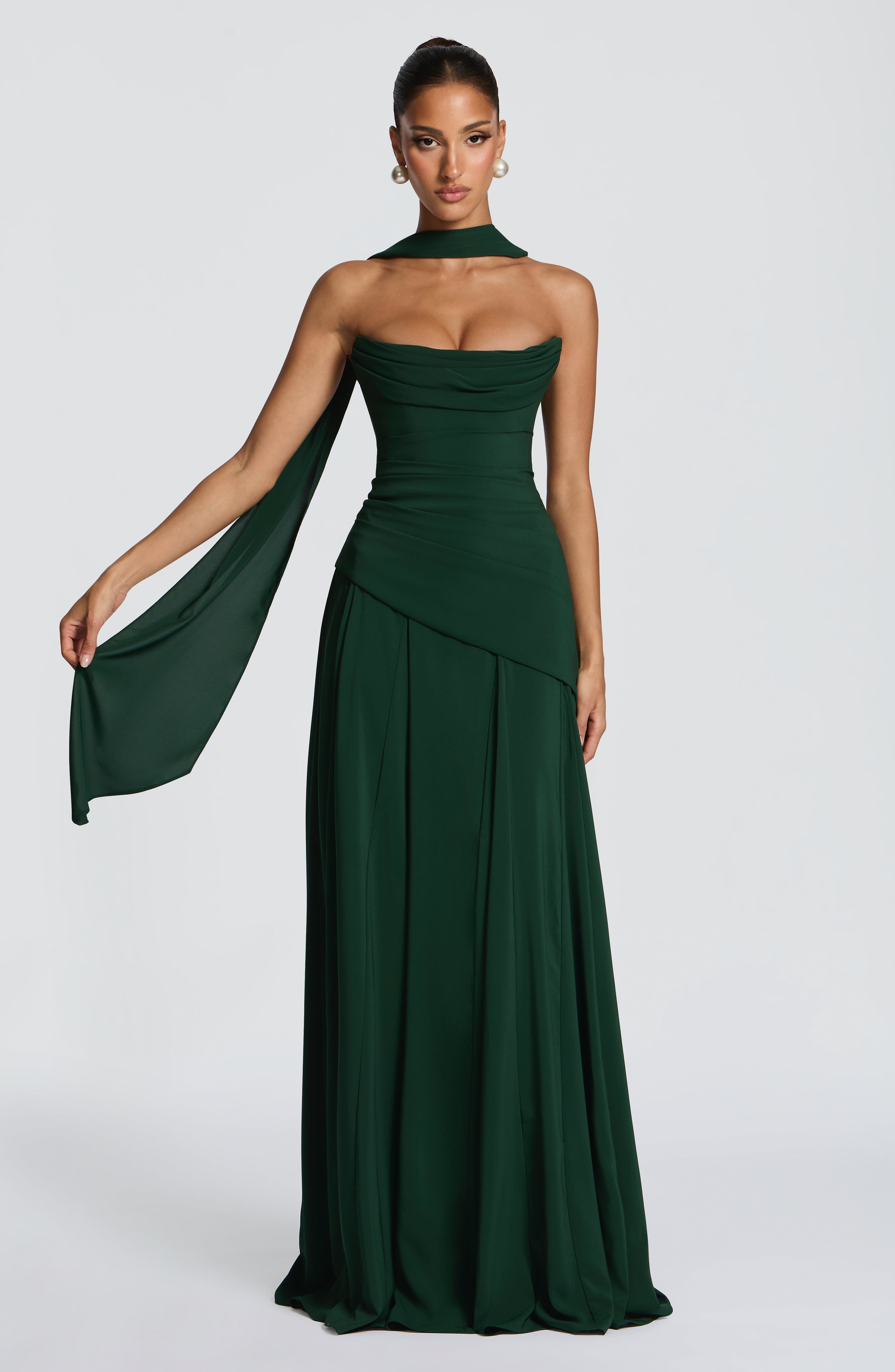 Mila Scarf - Emerald