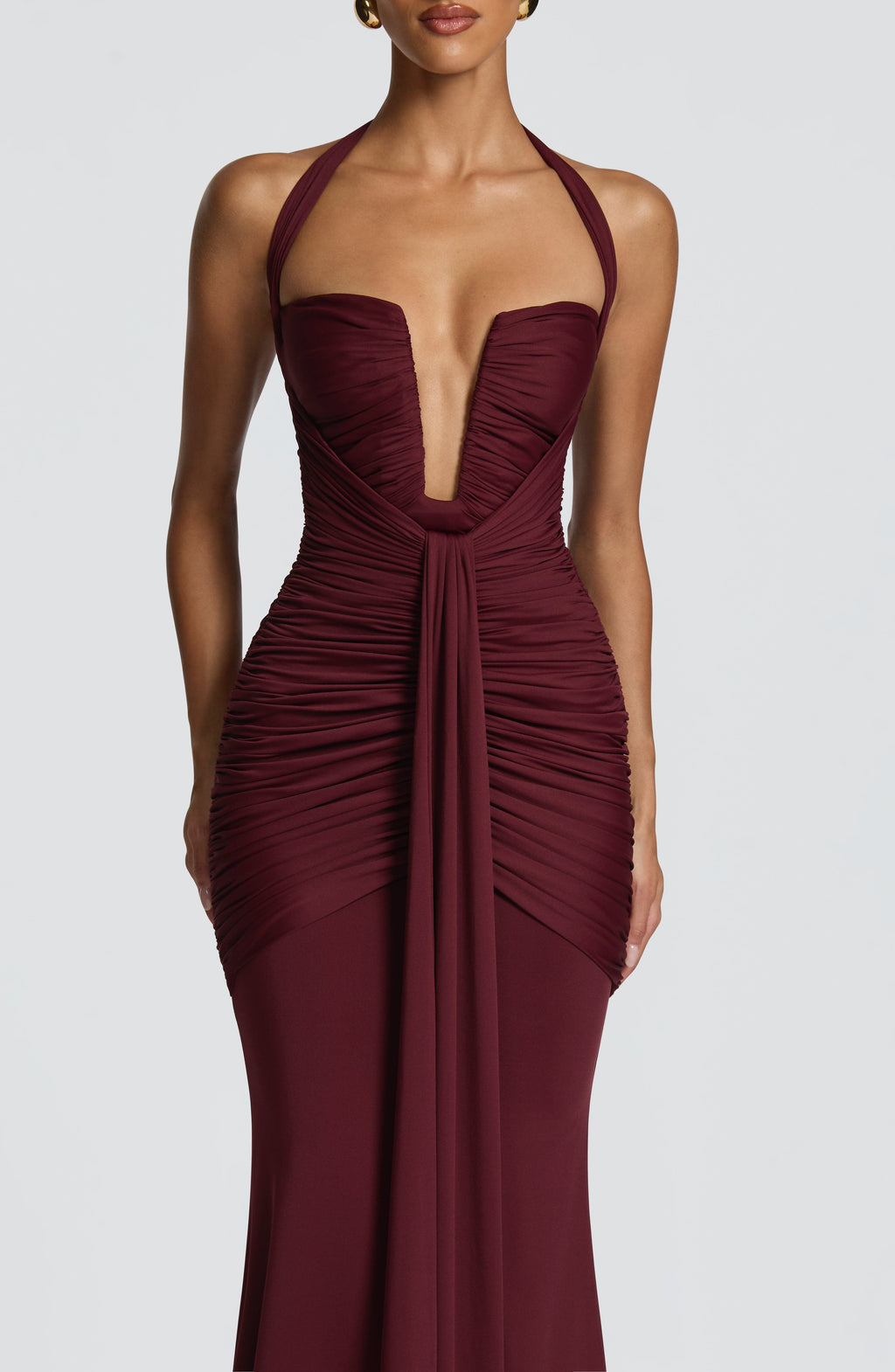 Morrigan Maxi Dress - Cherry Lacquer
