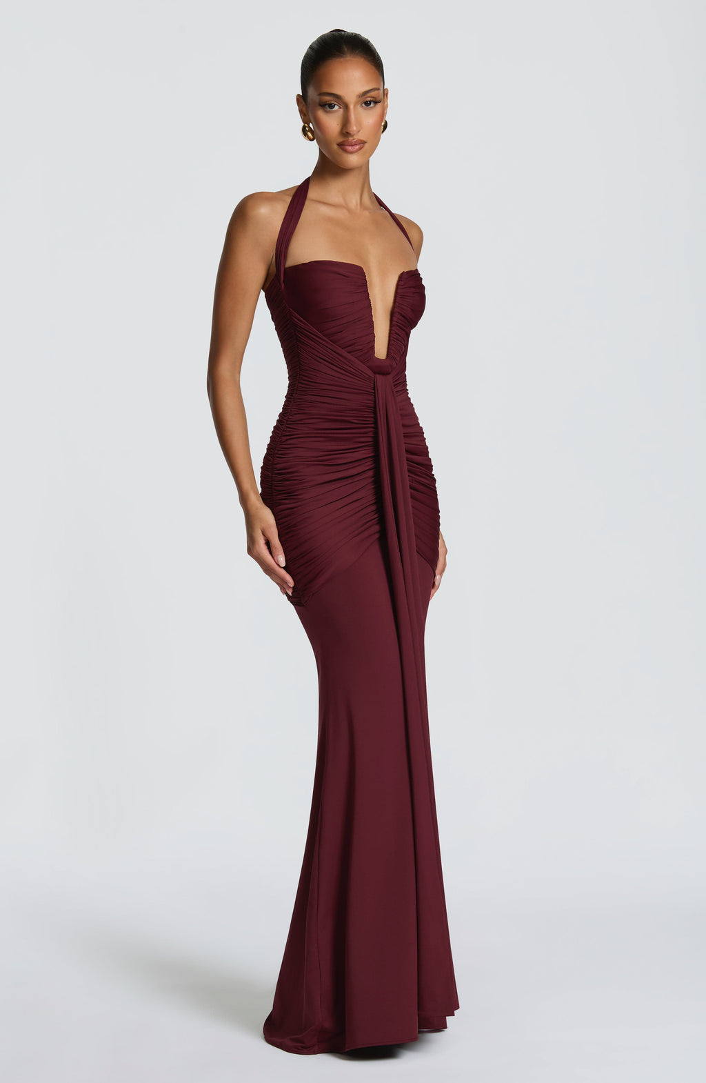 Morrigan Maxi Dress - Cherry Lacquer