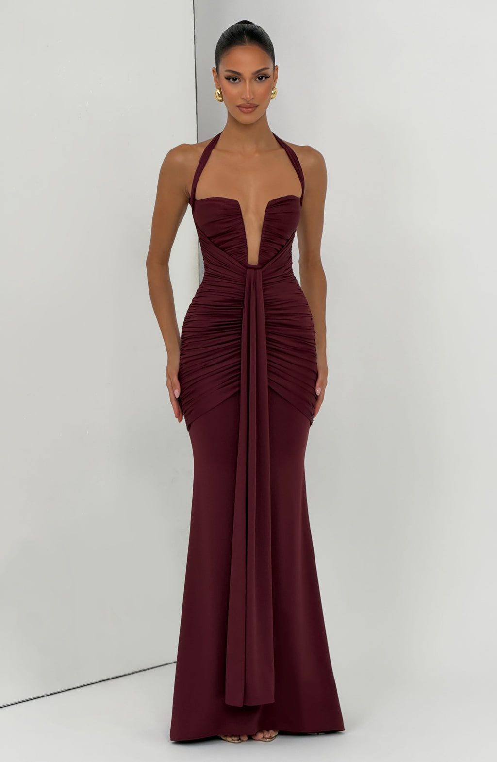 Morrigan Maxi Dress - Cherry Lacquer