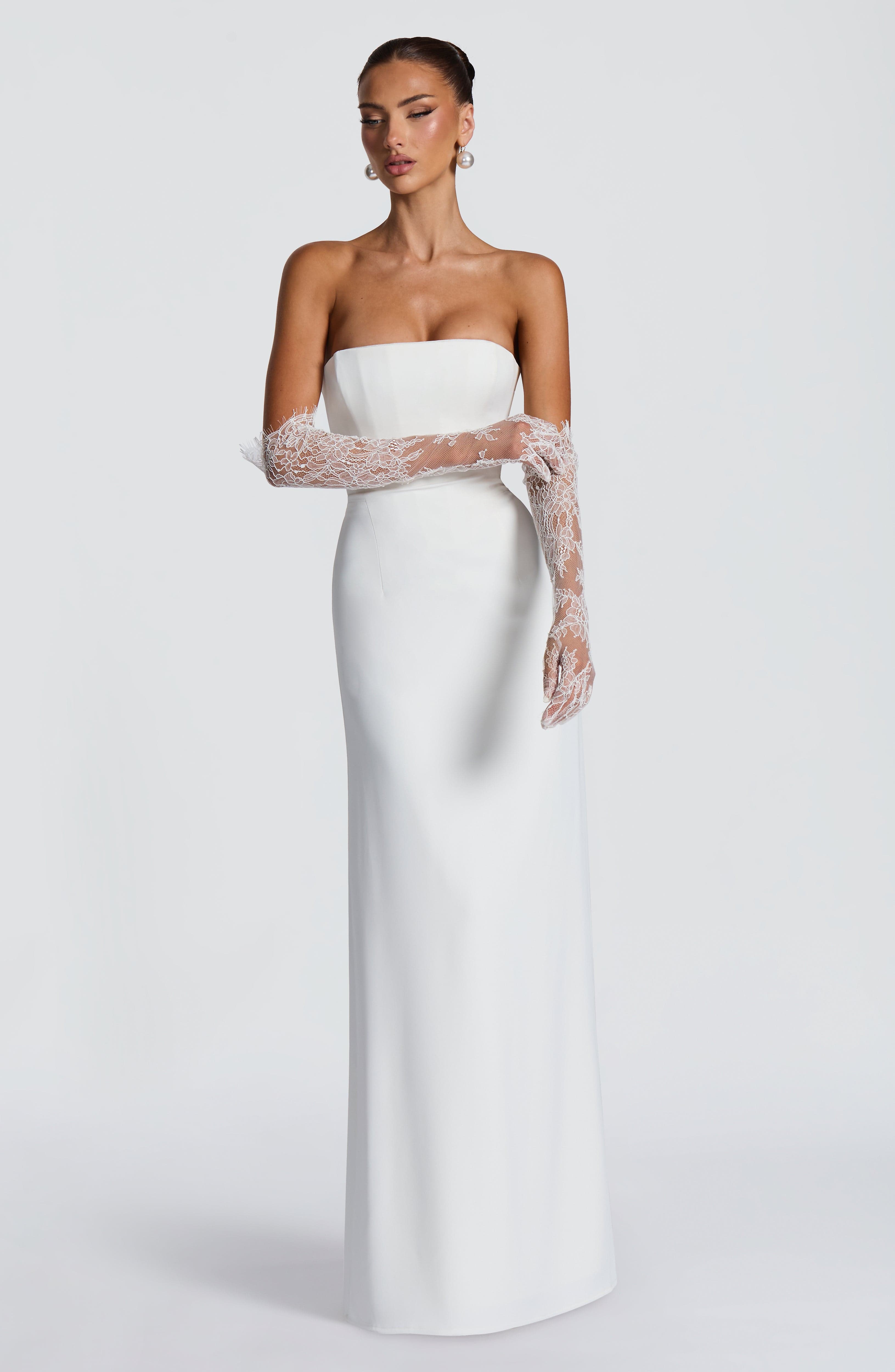 Nia Gloves - Ivory