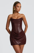 Palmer Mini Dress - Burgundy