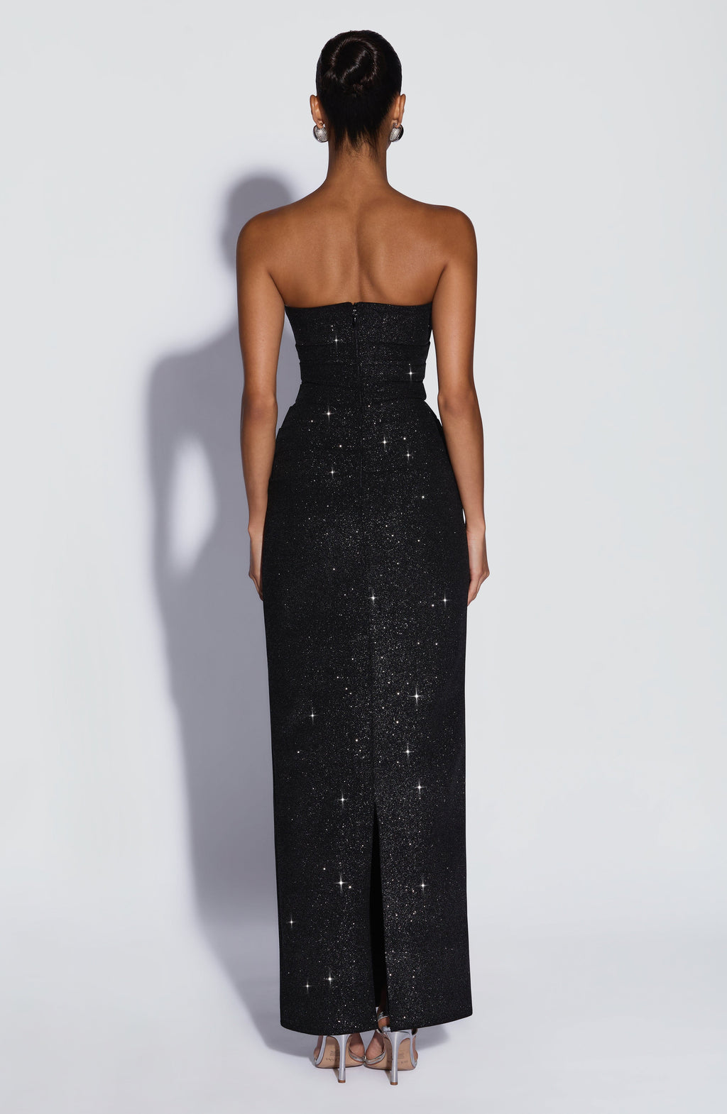 Pandra Maxi Dress - Black Sparkle