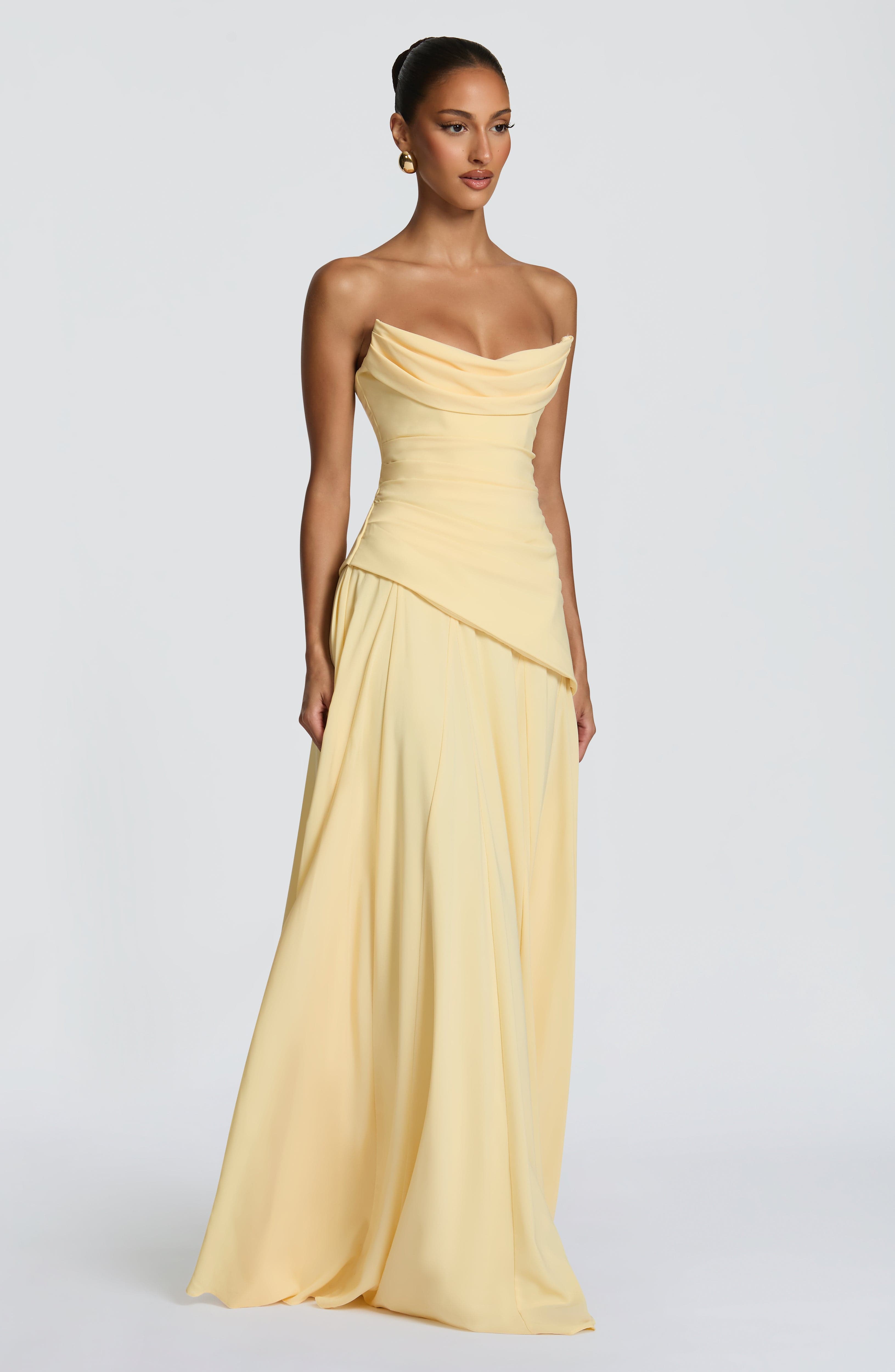 Patricia Maxi Dress - Lemon