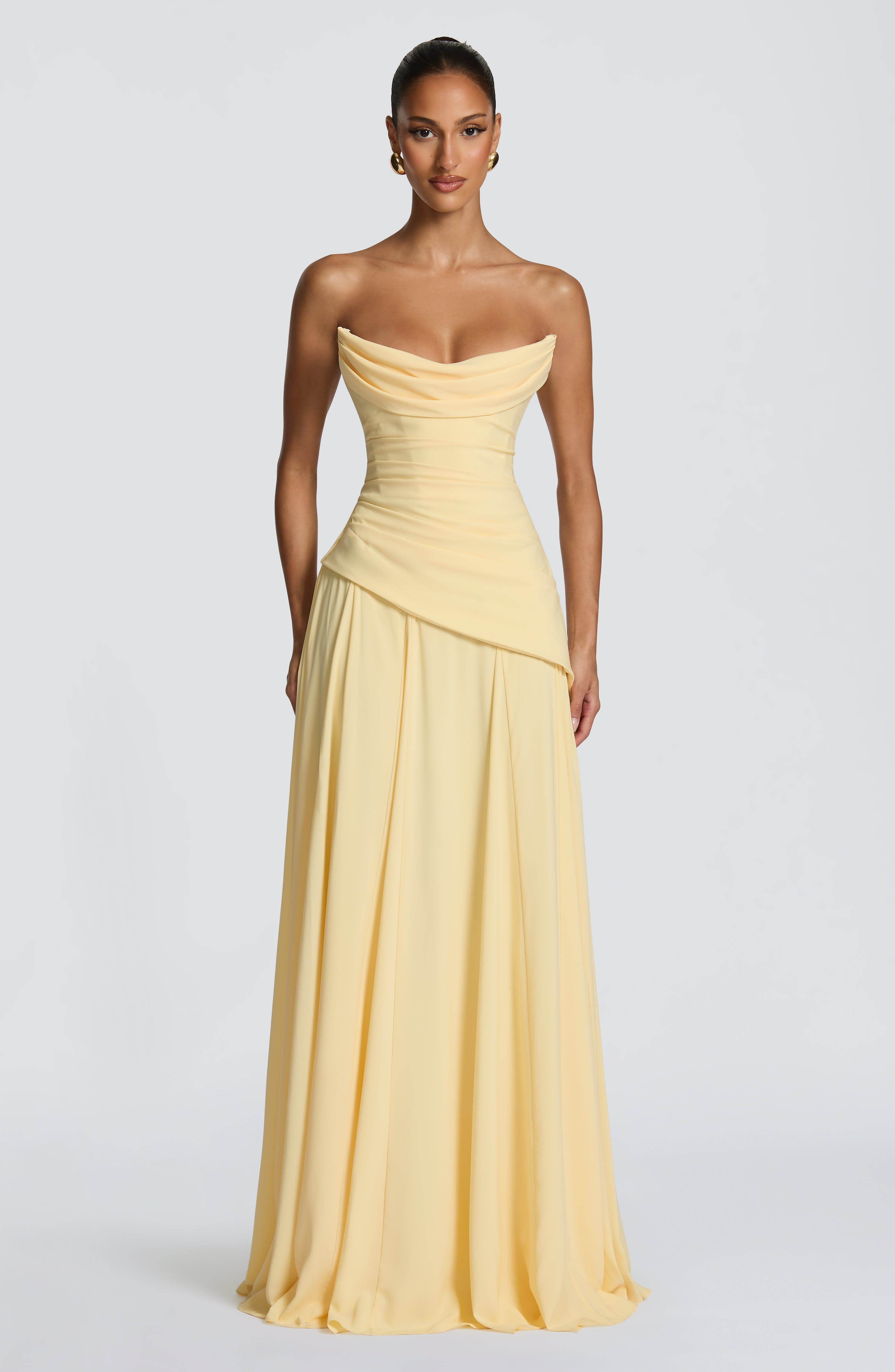 Patricia Maxi Dress - Lemon