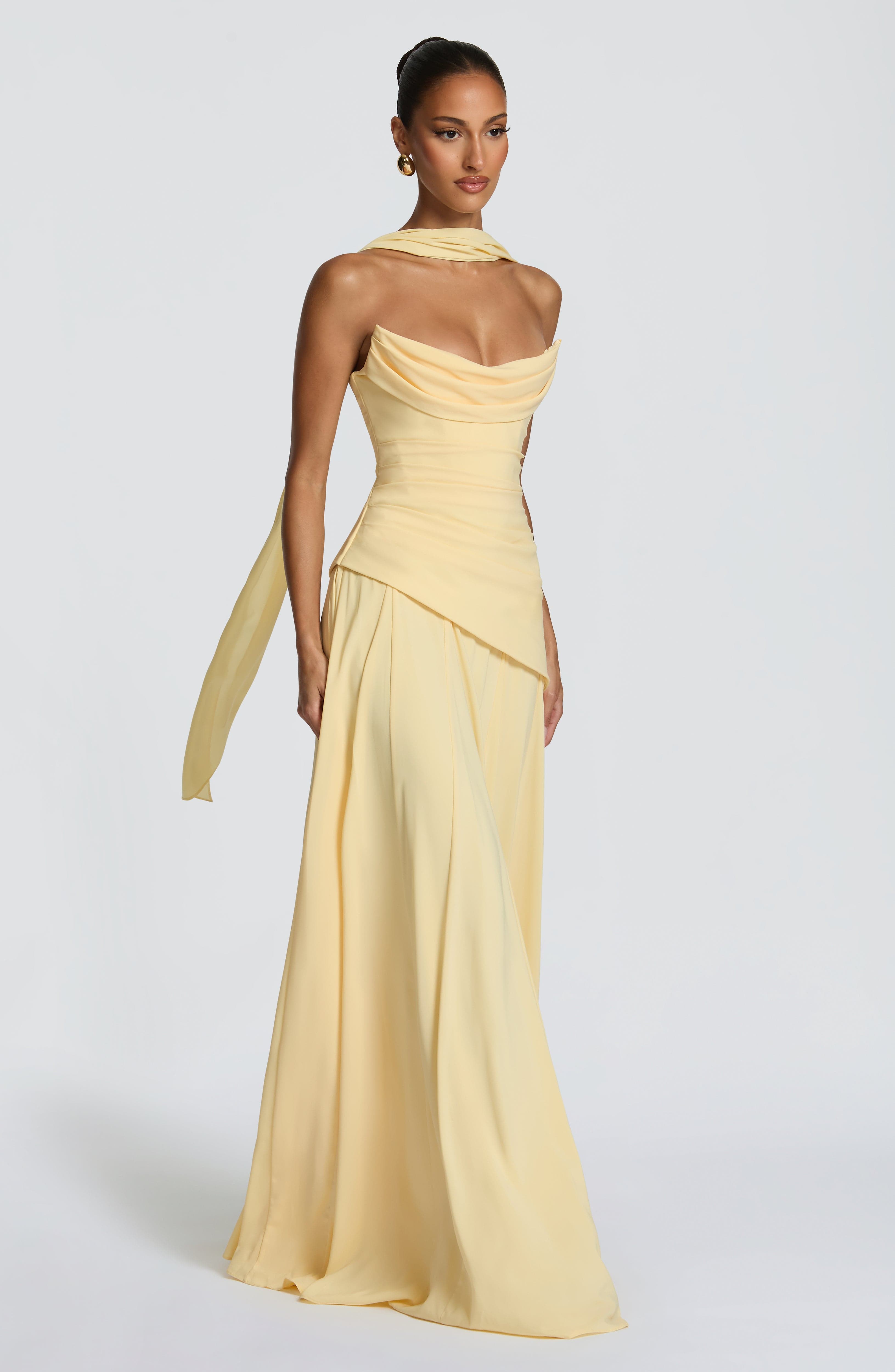 Patricia Maxi Dress - Lemon