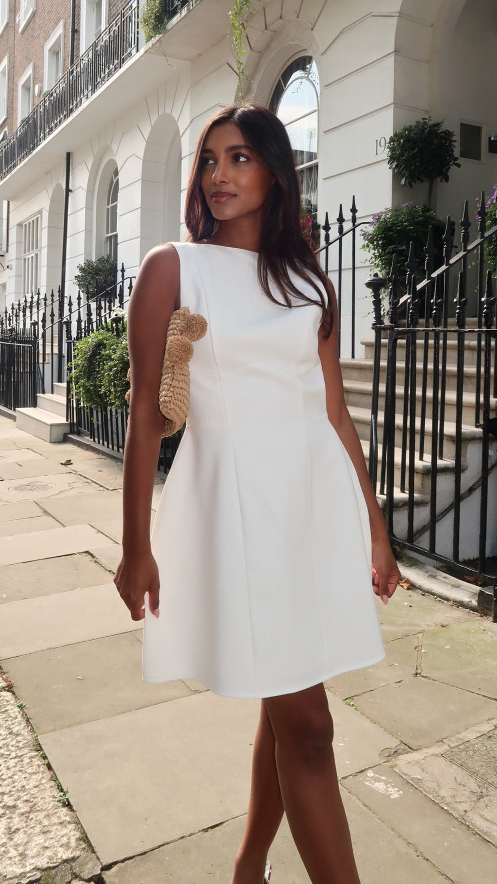 Rafiki Mini Dress - White