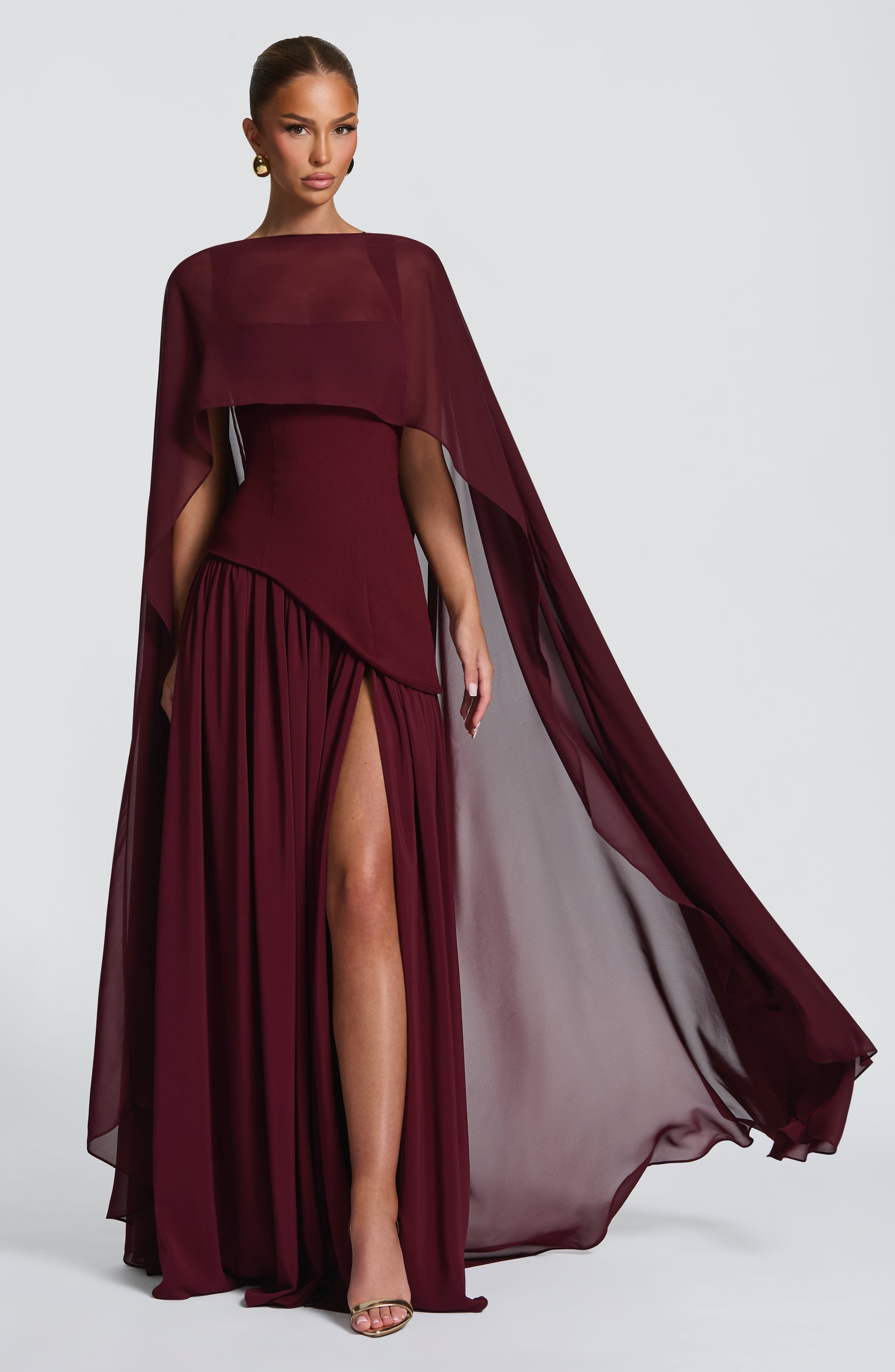Romy Cape - Cherry Lacquer
